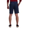 Haggar Men's Stretch Chino Pleat Front Walk Short, Navy, 34