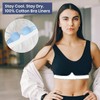 Gadget Planet Cotton Under Bra Liners (WHITE)- Cool Support, Comfort,