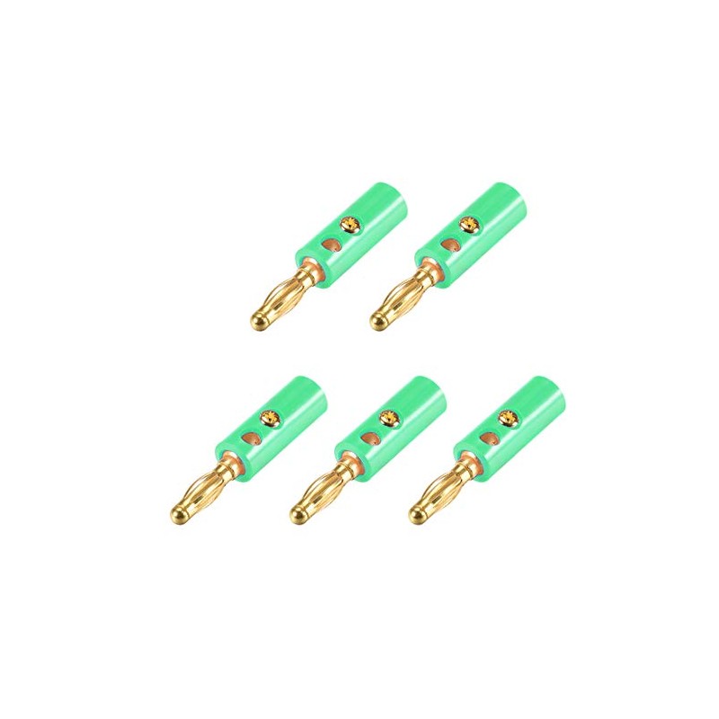 sourcing map 4mm Banana plugs Speaker Wire Cable Screw Plugs