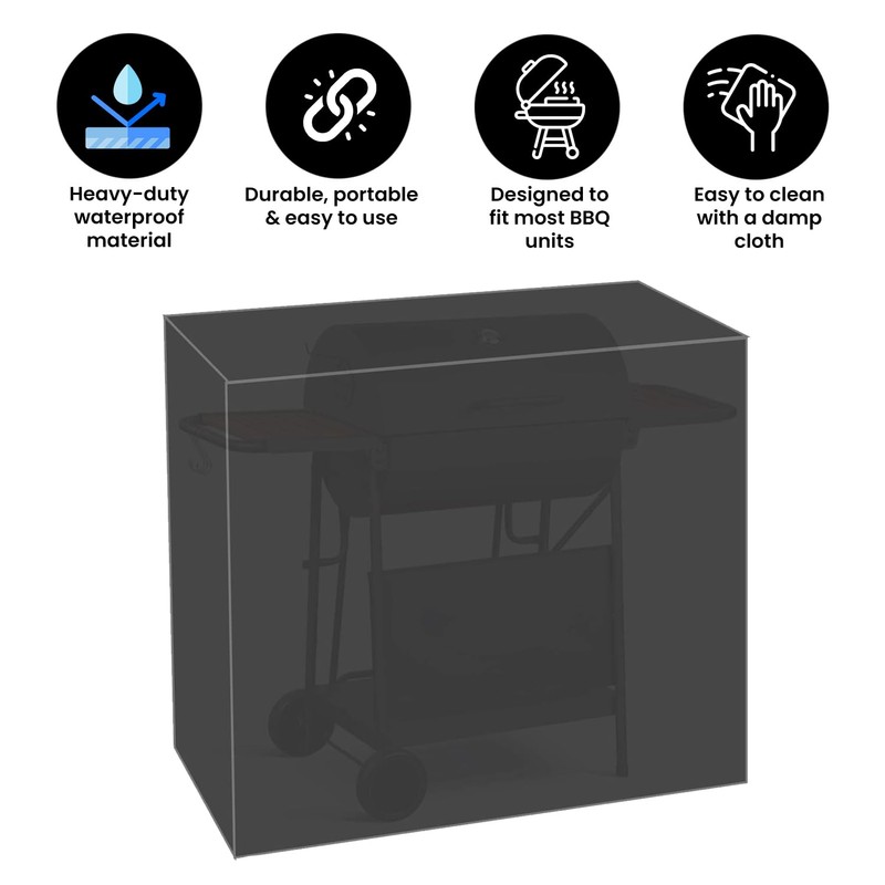 ALBERT AUSTIN BBQ Cover, Heavy Duty Barbecue Covers Waterproof, Windproof,