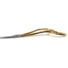 Madeira Embroidery Scissors Gold-Plated (Double Curved, 10 cm Long)