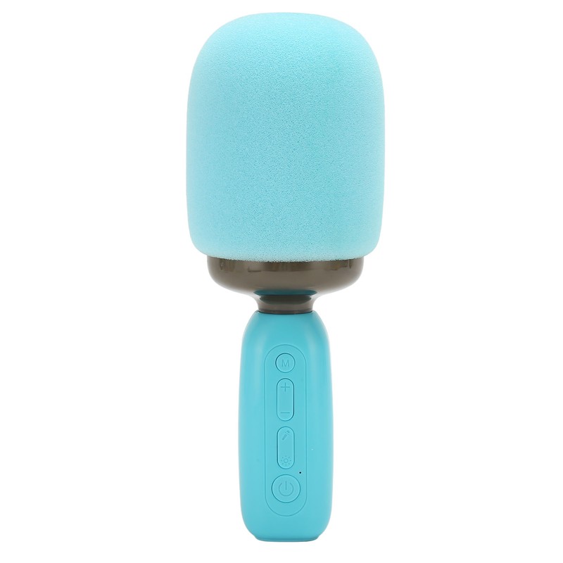 Handheld Karaoke Mic with RGB Light Support Memory Card Portable