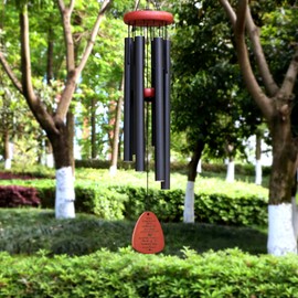 Sympathy Gifts Memorial Wind Chimes for Loss of Dad Mom Mother Father Daughter Brother Sister Son Husband Wife Keepsake Outdoor Garden Yard Home Decor When Tomorrow Starts