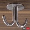 So-Tech® Nele II Undermount Double Hook Real Stainless Steel Double