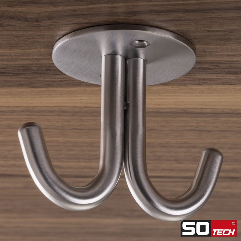 So-Tech® Nele II Undermount Double Hook Real Stainless Steel Double