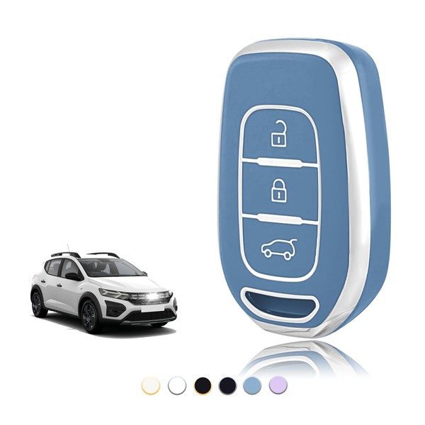 TOOMUME Key Case TPU Car Key Case Fits Renault Twingo