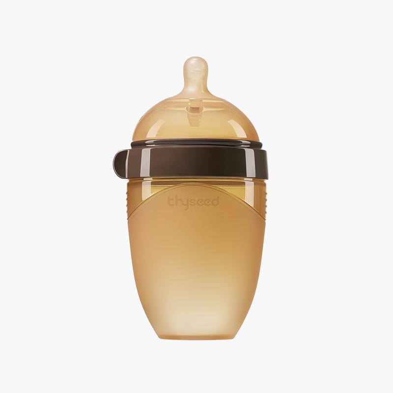 Thyseed Natural Baby Bottle Silicone Bottles 8oz/240mL - Age: 0-3