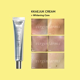 Virgin Palms Pigmentation Whitening Cream Blemish Care Antioxidant Sesame Bamboo Cream 40ml, 1+1 special promotion limited / 버진팜스 색소침착 미백크림 잡티케어 항산화 깨죽크림 40ml, 1+1 특별기획한정