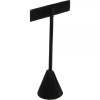FindingKing 6 Black Velvet Earring T Stand Showcase Displays 4.75"