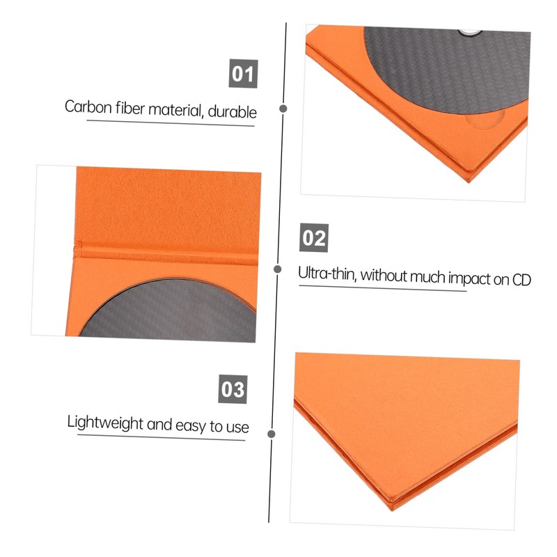 SUPVOX 1pc Carbon Fiber Cd Platter Mat Cd Tuning Pad