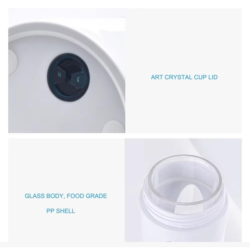 Hydrogen Water Bottle with Indicator Light, Real 4000ppb, SPE/PEM Technology,