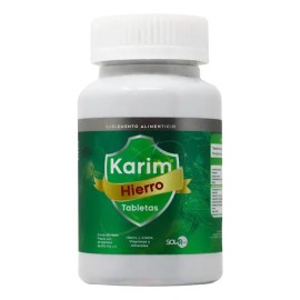 Suplemento En Tabletas Karim Hierro Hierro X 550g                                                                                                     