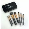S he She Makeup 7 Piece Brush Set and Tin