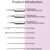 Plstod Blackhead Remover, Pimple Squeezing Tool, Blackhead Remover Set, for