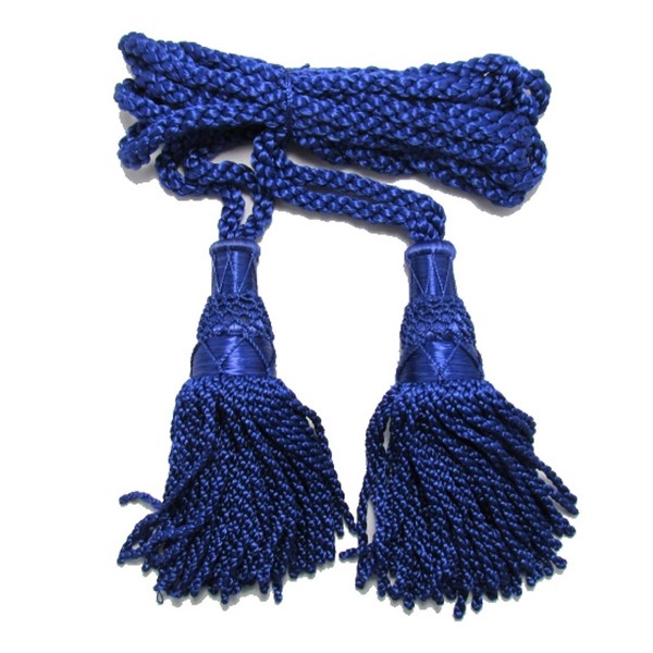 Cord Bagpipe Drone Cords Highland Silk Royal Blue Military &