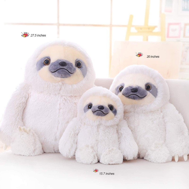 Winsterch Cute Sloth Stuffed Animal Toy,Small Plush Sloth Tedy Bear