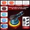Saker Cordless Car Buffer Polisher - 6 Inch Portable Polishing