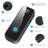 ORIA Aux Bluetooth Adapter for Car, 2 in 1 Bluetooth