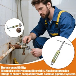 Compression Sleeve Puller Tool,Compression Ring Removal Tool | Plumbing Maintenance Accessories for Professional Technician
