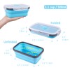 Collapsible Food Storage Containers with Airtight Lid & Air Vent,