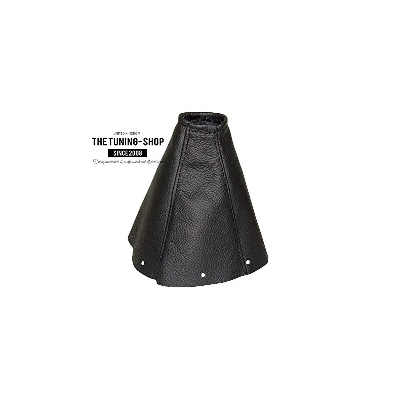 Gear Stick Gaiter Black Genuine Leather