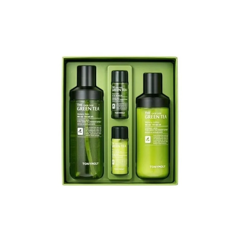 Set de Skincare Tonymoly The Chok Chok Green Tea para