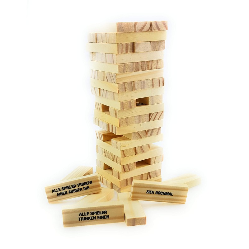 Bambelaa! Drinking game party game wobble tower drunken tower including