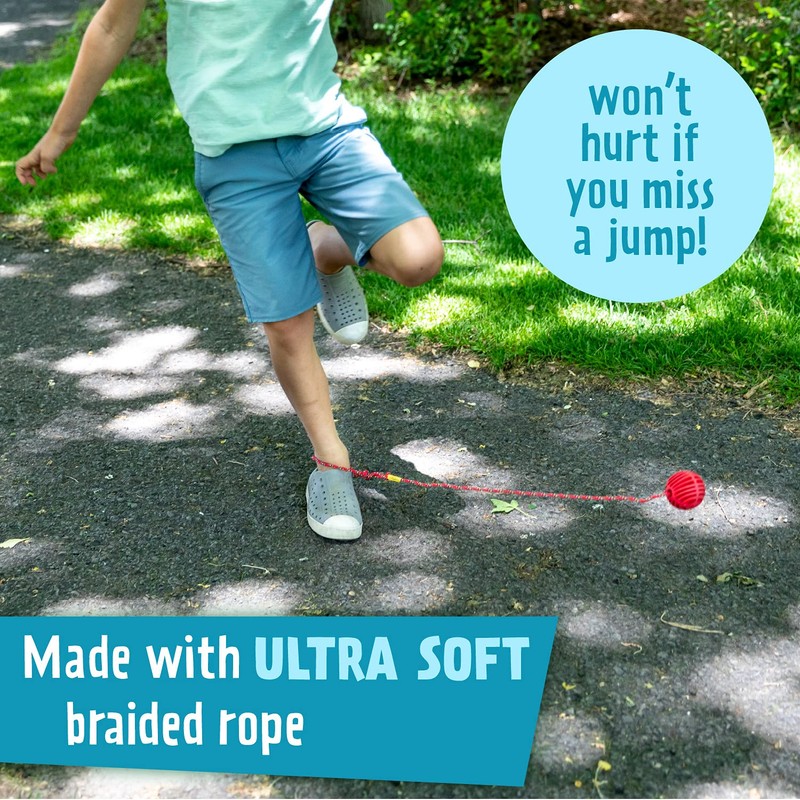 Just Jump It Ankle Skip Ball Foldable Wheel Skip It