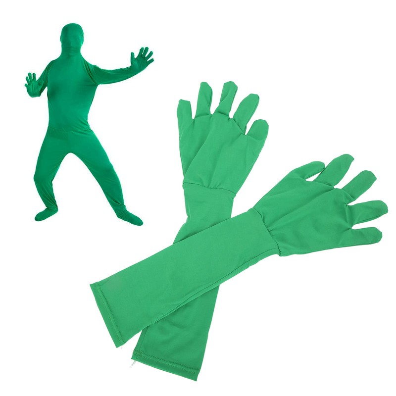 Universal Chromakey Green Screen Glove, Invisible Effect Background Glove, Green