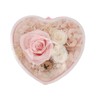 Heart Shaped Jewelry Box Wedding Preserved Flower Necklace Ring Storage
