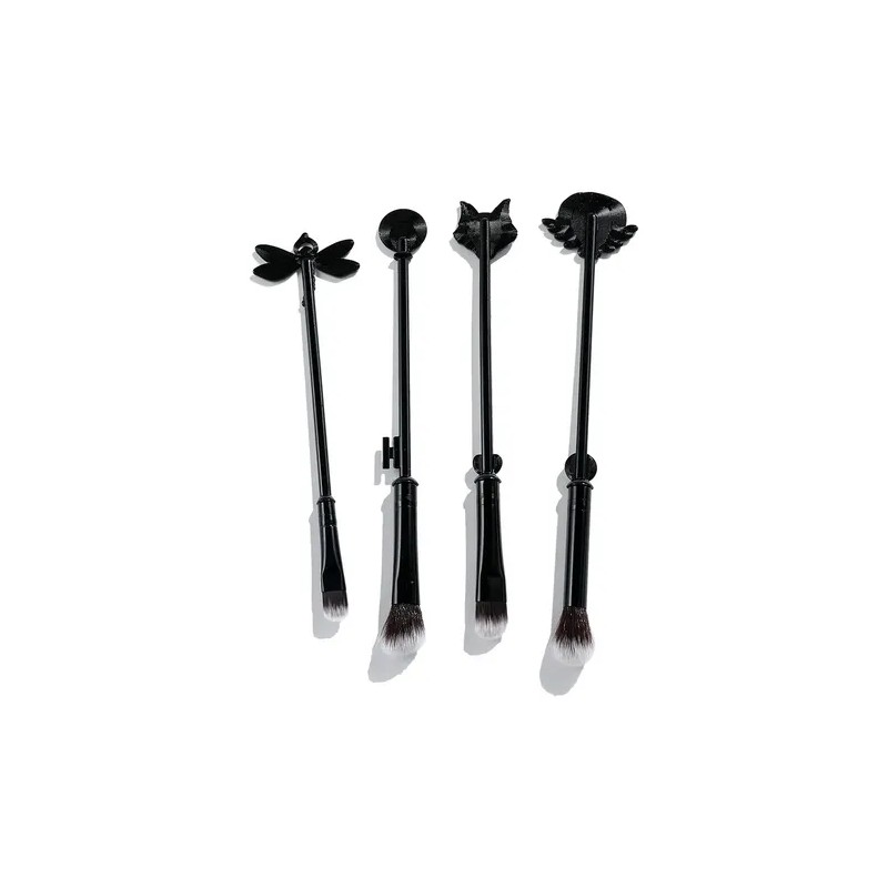 Set Brochas Coraline 4 Piezas Maquillaje