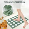 AIBIIN Bath Mat Non-Slip Bathroom Mat Super Absorbent,Soft Microfiber Absorbent