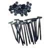Roczential Nylon Universal Cable Tie Buckle, 100 PCS Pin and