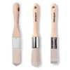 Wesquer 3-Pack 1Inch Paint Brush for Detail Work - Triangle,