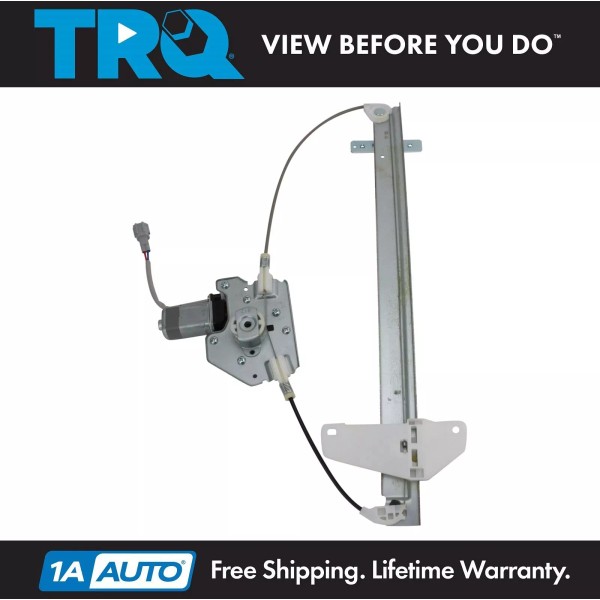 TRQ Rear Left Power Window Motor & Regulator Assembly Fits