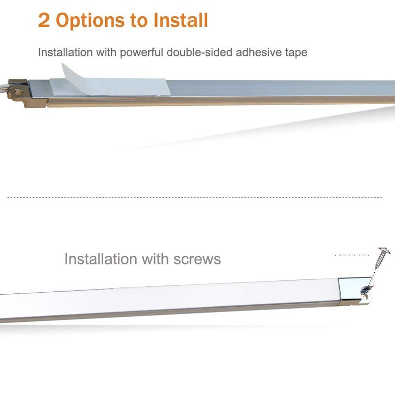 Led Light Strips Kit, (6) 12'' Linkable Light Bars +
