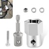 Arwrilt Trailer Jack Drill Adapter, Stainless Steel Top Wind Trailer