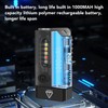 EDC Flashlight Sound Light Warning 365nm Purple Light 1000 LM