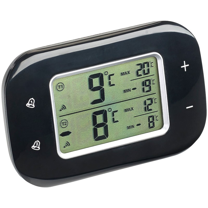 Rosenstein & Söhne Fridge Thermometer: Digital Fridge & Freezer Thermometer,