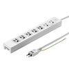 Sanwa Supply TAP-F37-2KSR Power Strip, 7 Outlet (3 P), 6.6