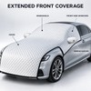 Universal Car Windshield Snow Cover for SUV and Sedan, Waterproof
