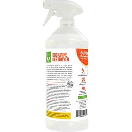 Only Natural Pet Enzyme Powered Stain & Odor Eliminator - Professional Pet Urine Pee Cleaner Deodorizer for Dogs - Hardwood Floors Carpets Upholstery - Eucalyptus & Rosemary Scent - 32Floz - 2 Pack