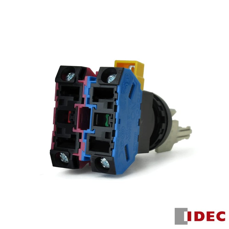IDEC HW1K-2A11 Key Operated Selector Switch HW Series 90°-2 Notch