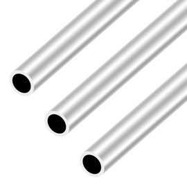 iMeistek 6063 Aluminium Round Tubes,16mm OD,12mm ID,300mm Length Seamless Straight Round Tubing for Industrial,Decorative,Architectural(3PCS)