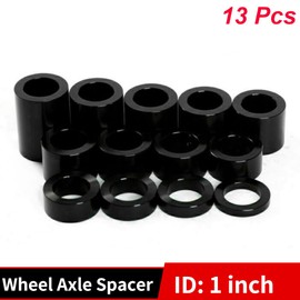 TOFR 13 Piece OD. 1-1/2" Wheel Spacer for ID. 1" Axle For Harley Touring Road King Road King Road Glide Electra Glide 2000-2007 Dyna Street Bob Low Rider 2004-2007 Sportster XL XLH 883 1200 2005-2007