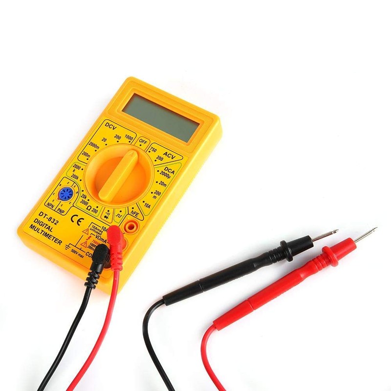DT-832 Digital Multimeter Multitester Hand Pockets AC/DC Voltage Current Resistance