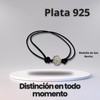 TClaudia, Pulsera San Benito de Plata 925 oxidada, medalla San