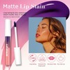 Brillo Labial Peel-Off, Tinte de Labios Despegable, Brillo y Textura
