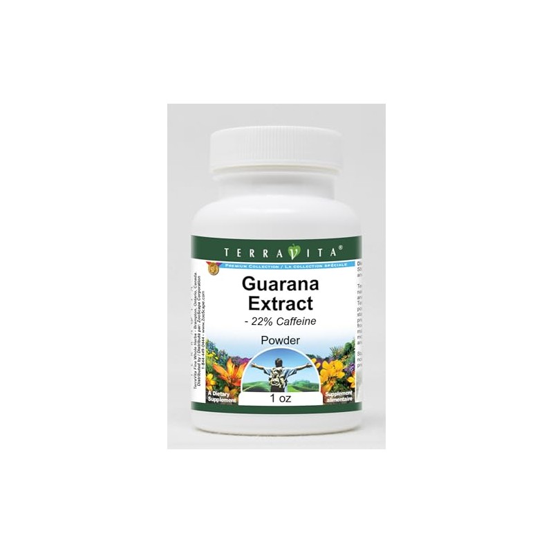 Guarana Extract - 22% Caffeine - Powder (1 oz, ZIN:
