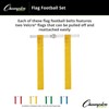 Champion Sports Flag Football Set, Yellow